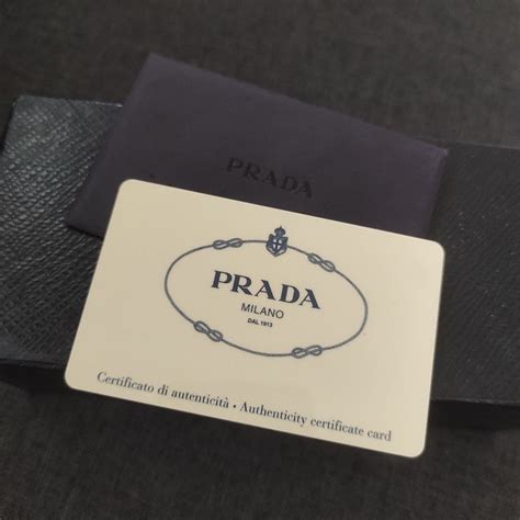 fake check prada|prada authenticity card.